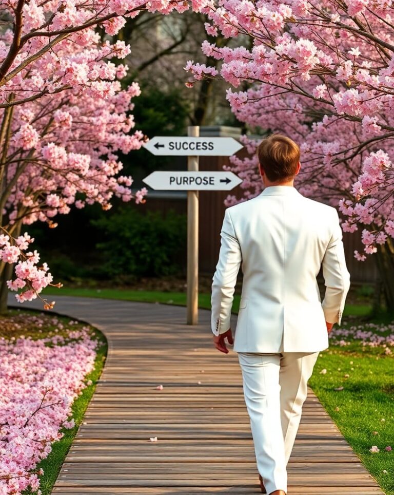man-white-suit-walking-sakura