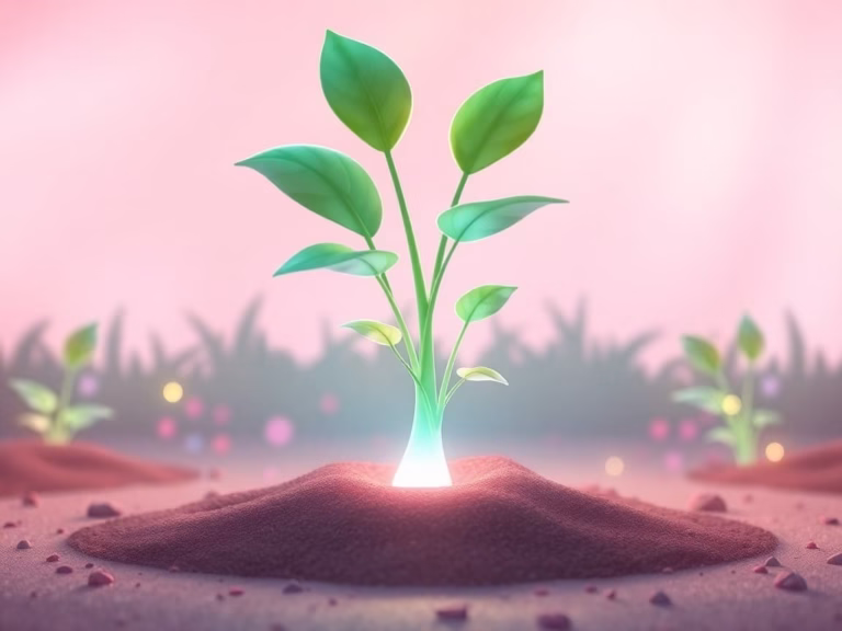 Growing-plant-representing-Growth-mindset
